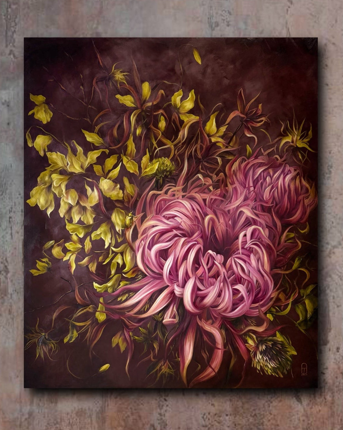 'IN THE NIGHT SOFTLY' Original Oil Painting
