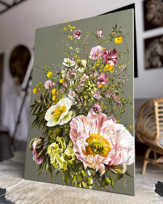 'ONCE UPON A BLOOM' Original Oil Painting
