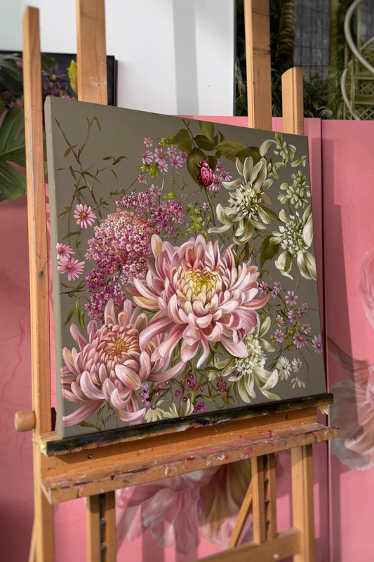 'NOTE IN BLOOM' Original Oil Painting