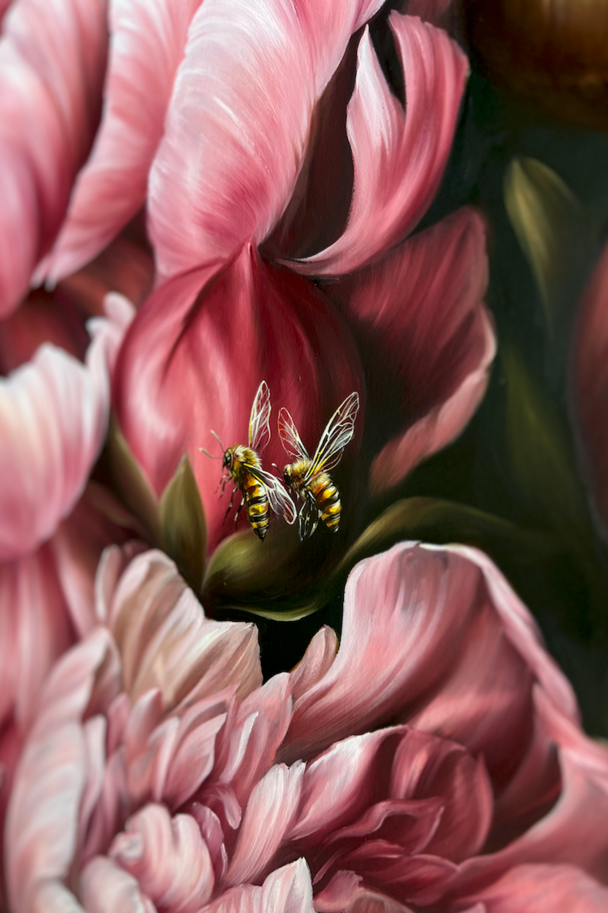 'CAN-CAN IN BLOSSOM' Original Oil Painting