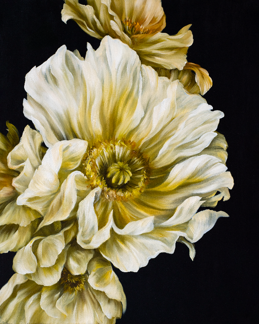'Moonlight Poppies II' Print