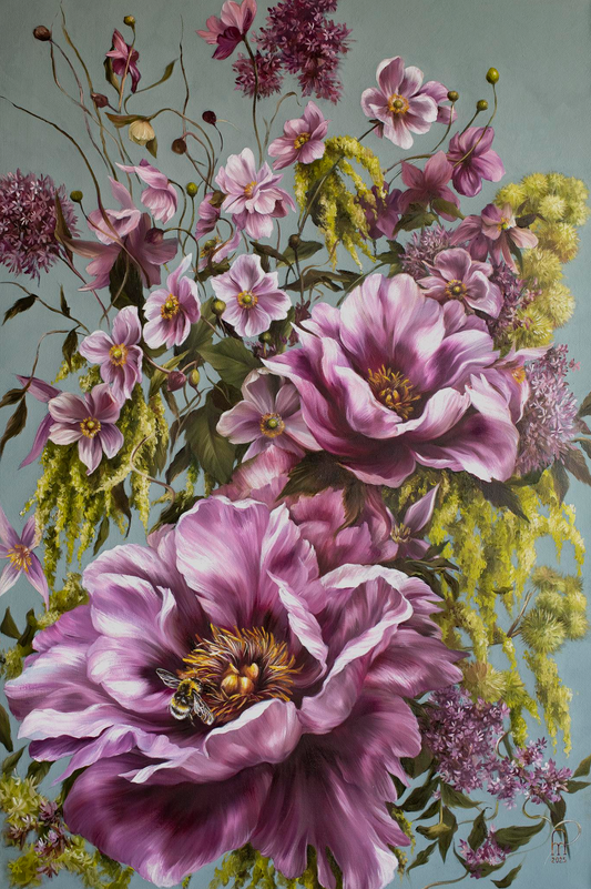 'The Queen Bee's Garden' Print