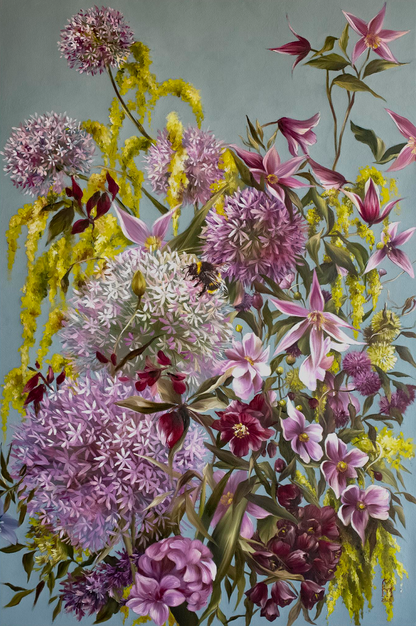 'The Queen Bee's Garden II' Print