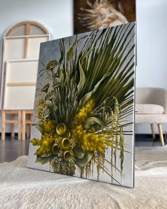  ' JUNGLE BOUQUET' Original Oil Painting