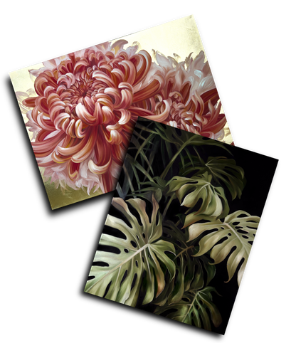 'Curly Blooms' & 'Monstera' Video Tutorial Bundle