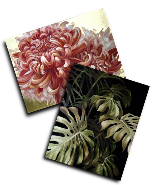 'Curly Blooms' & 'Monstera' Video Tutorial Bundle