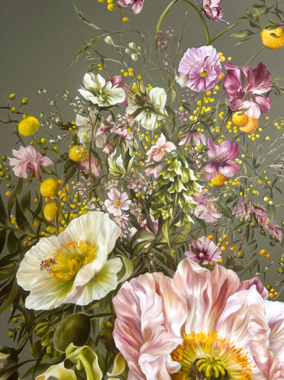 'ONCE UPON A BLOOM' Original Oil Painting