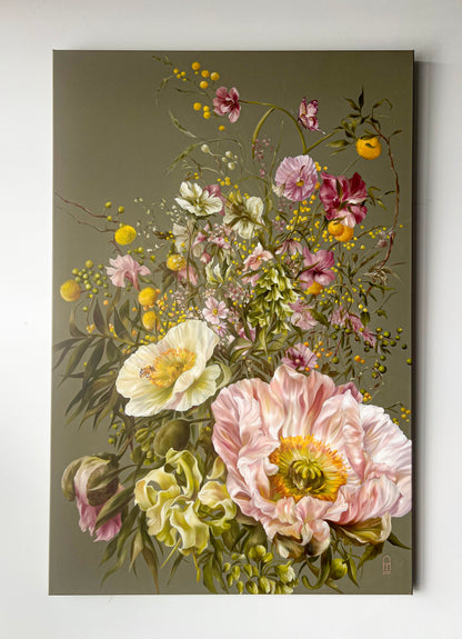 'ONCE UPON A BLOOM' Original Oil Painting
