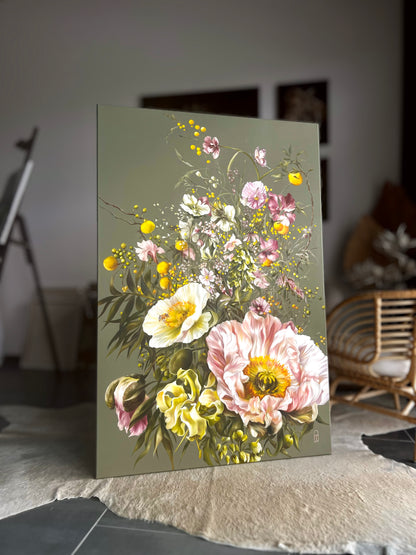'ONCE UPON A BLOOM' Original Oil Painting