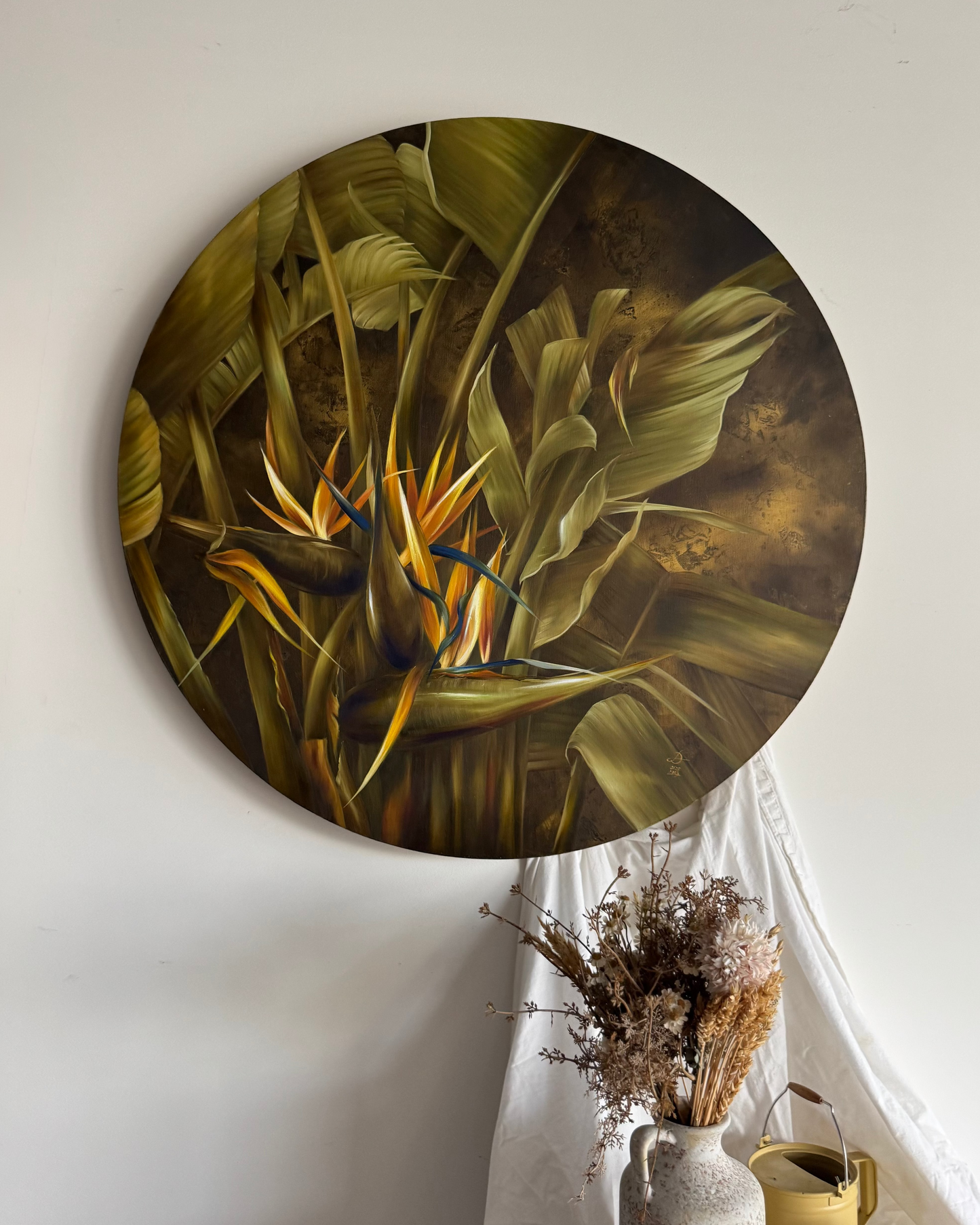  'BIRD OF PARADISE' Original Oil Painting