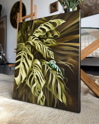  ' JUNGLE SHAKE V' Original Oil Painting
