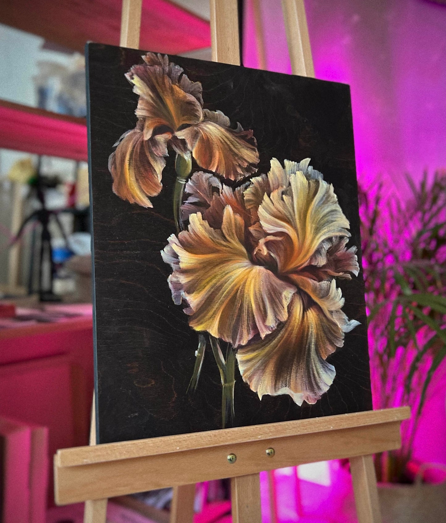 'Apricot Iris' video tutorial