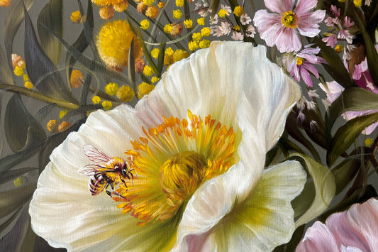 'ONCE UPON A BLOOM' Original Oil Painting