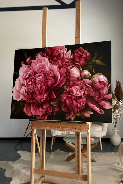  'VIOLET IN BLOOM' Original Oil Painting