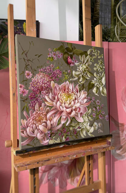  'NOTE IN BLOOM' Original Oil Painting