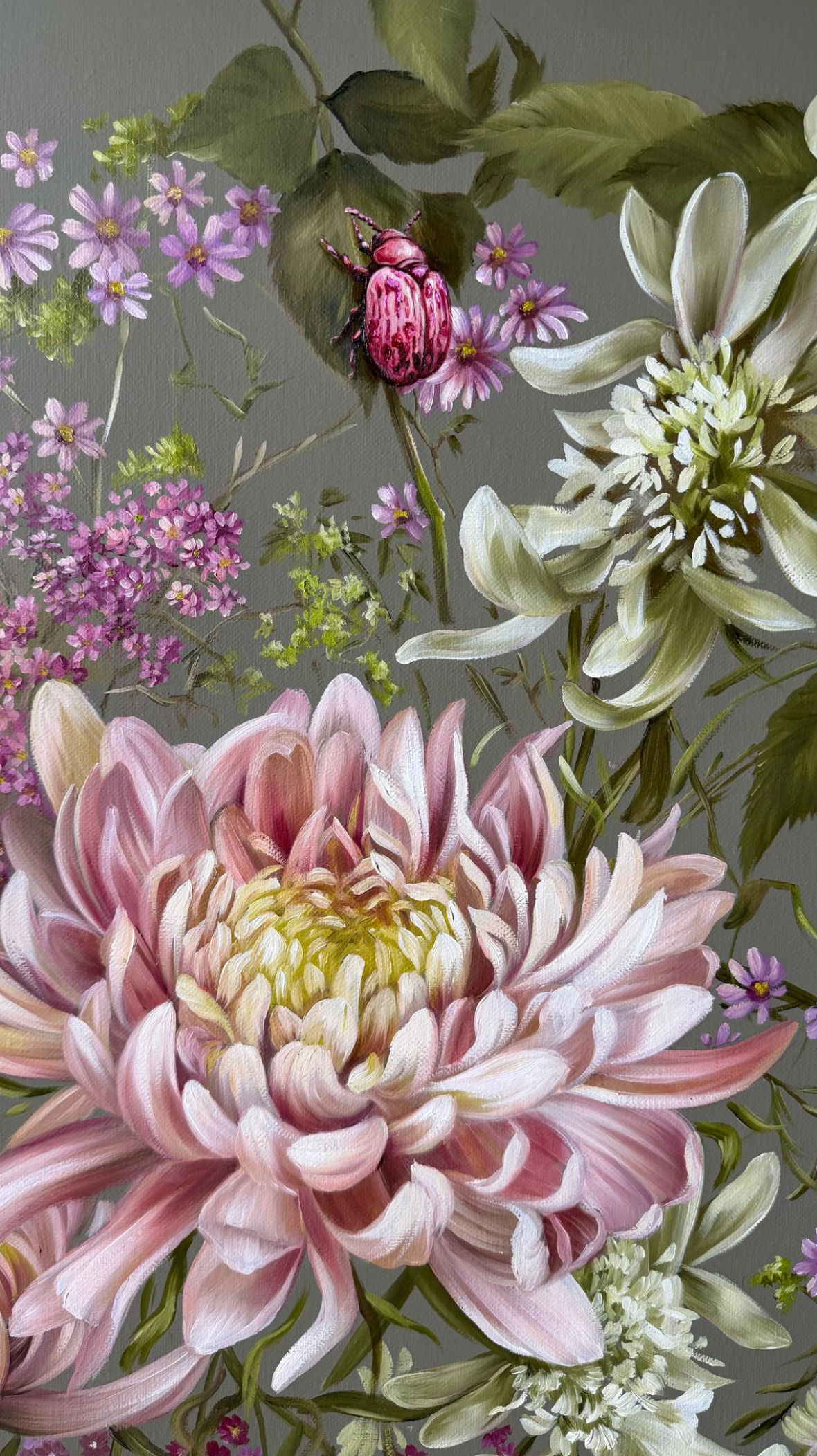  'NOTE IN BLOOM' Original Oil Painting