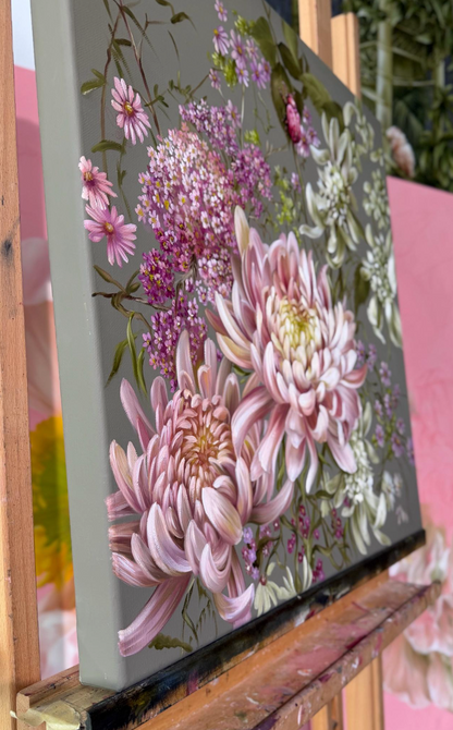  'NOTE IN BLOOM' Original Oil Painting
