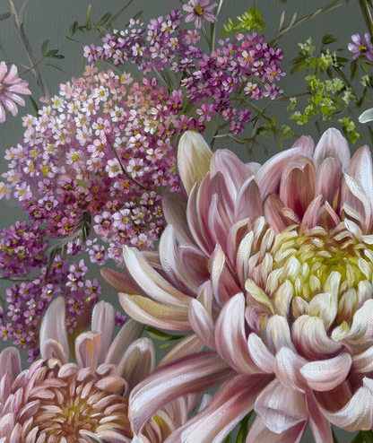  'NOTE IN BLOOM' Original Oil Painting