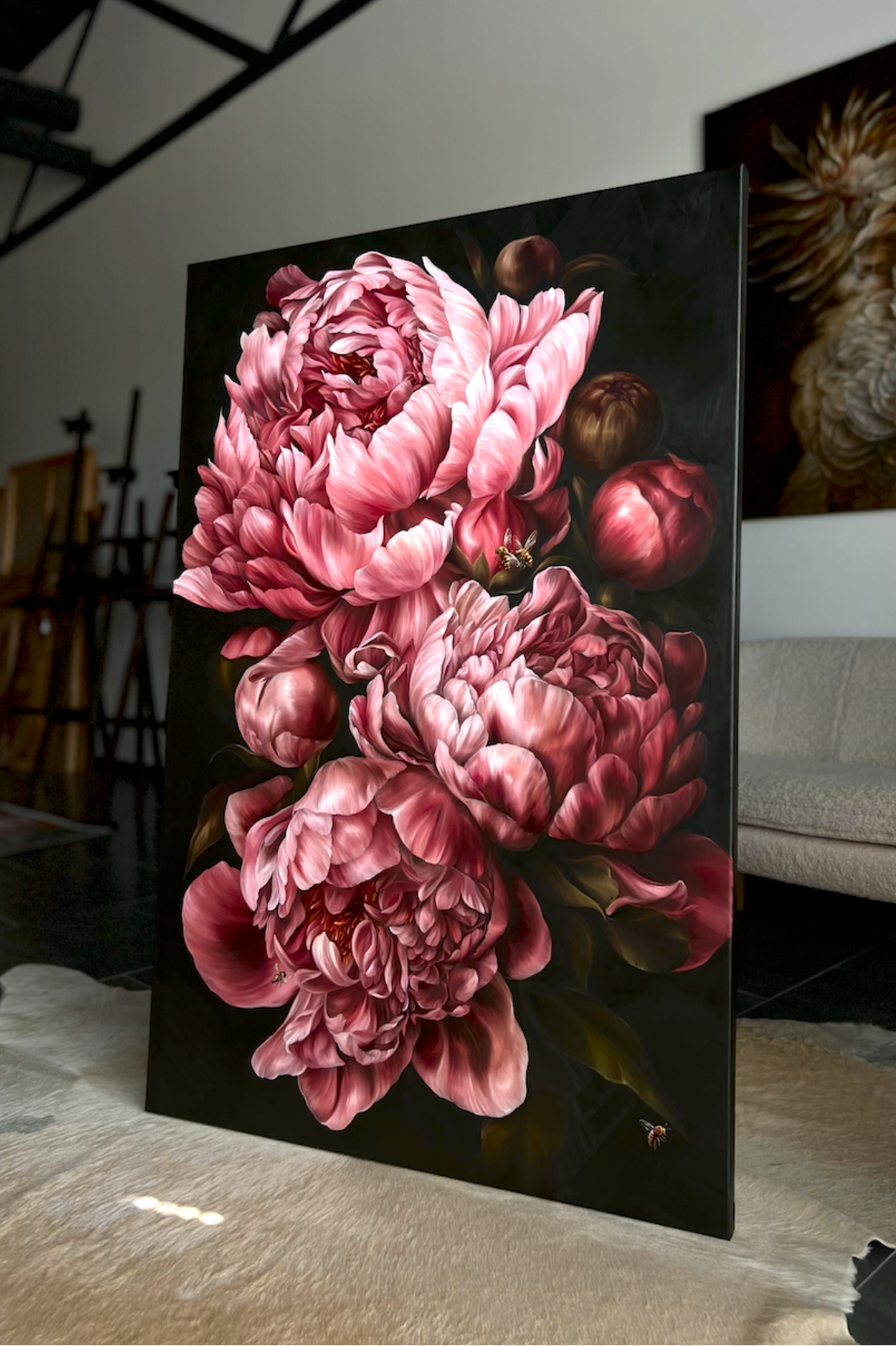 'CAN-CAN IN BLOSSOM' Original Oil Painting