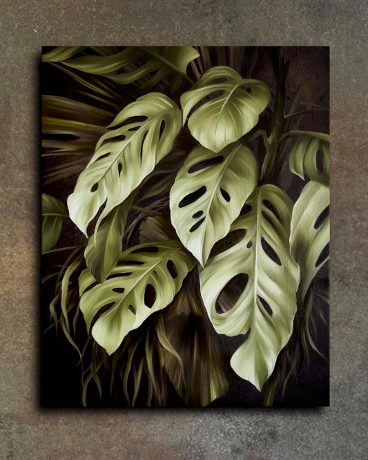  'JUNGLE SHAKE VI' Original Oil Painting