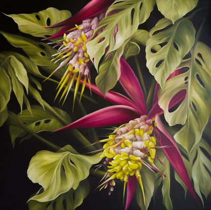  'BLOOM FLASH' Original Oil Painting