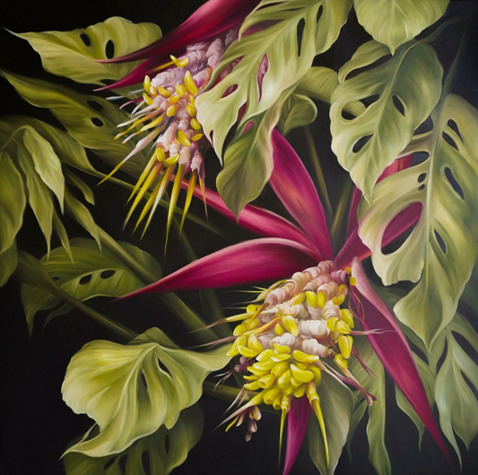  'BLOOM FLASH' Original Oil Painting