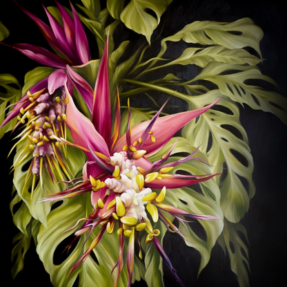  'BLOOM HEAT' Original Oil Painting