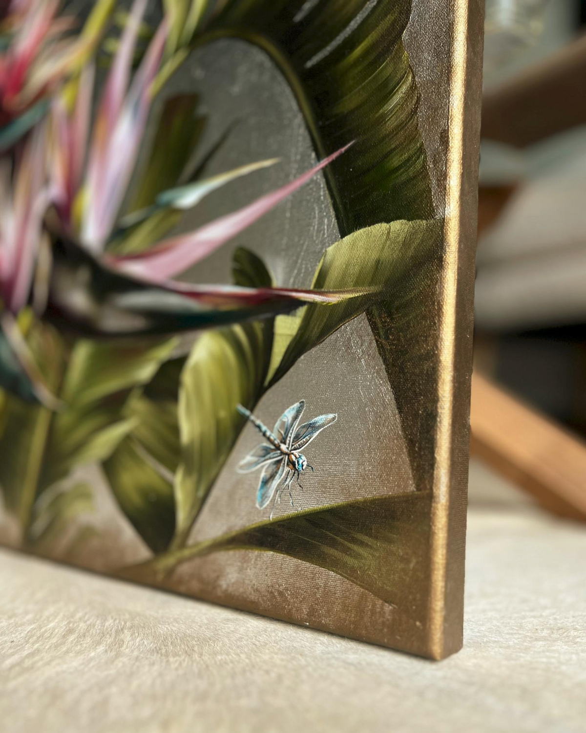  'DANCING PETALS' Original Oil Painting